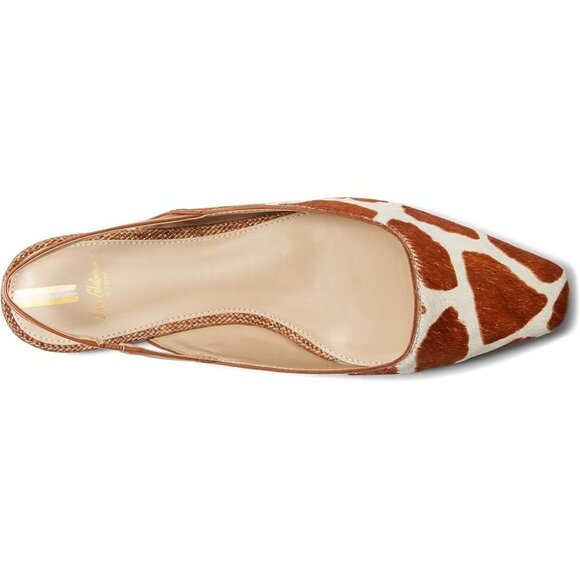 Giraffe Print Sam Edelman Connell Sling back Flats Women's Size 6 NWOT - Picture 5 of 6